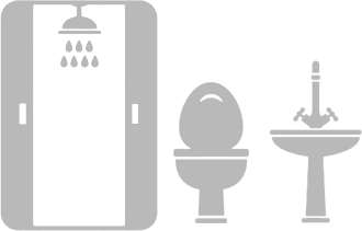Dusche WC Lavabo